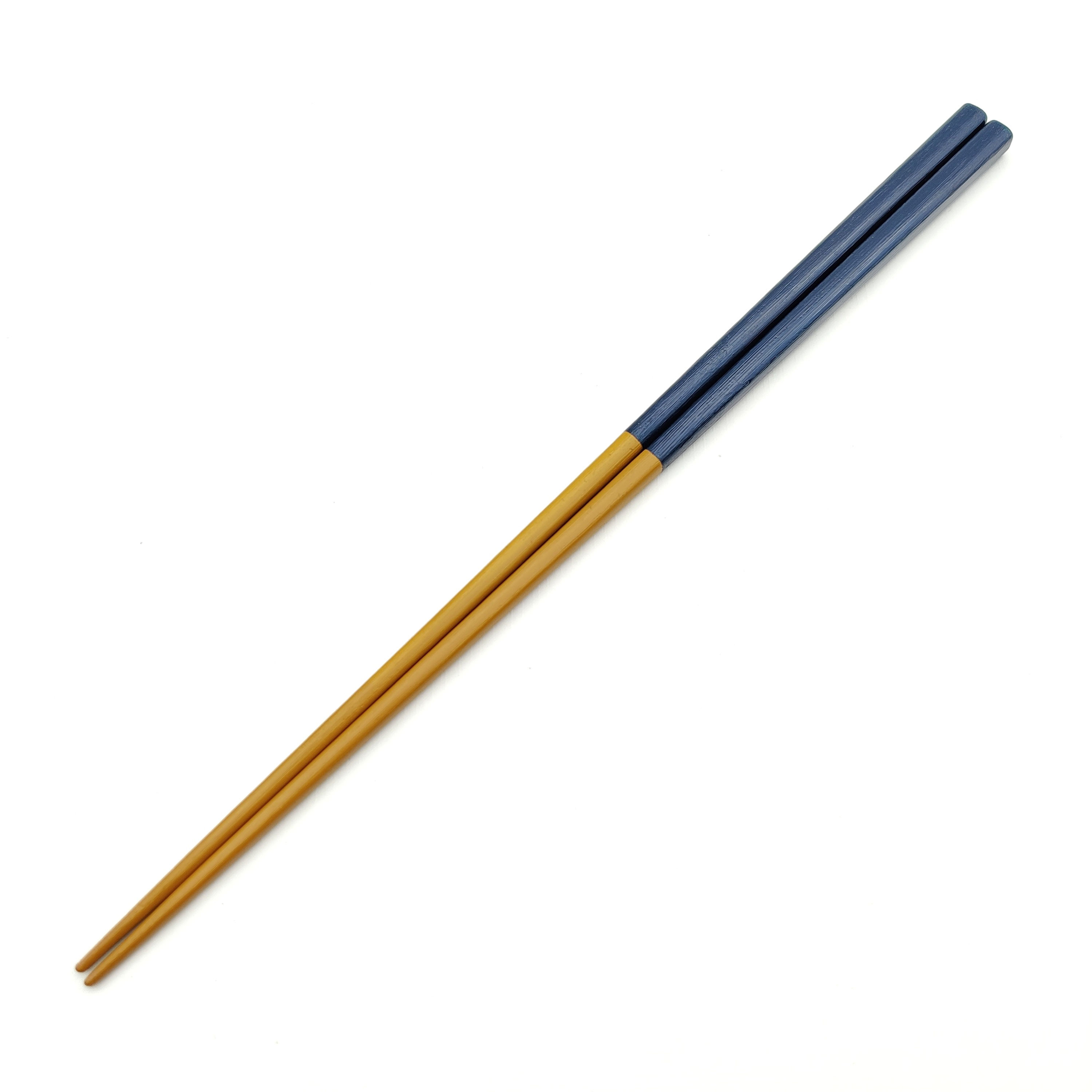 Lacquer Chopsticks by Osamu SAKAMOTO - Navy/Yellow