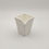 Thumbnail: Dehua Porcelain Square-shaped Serving Pot with Leaf Pattern