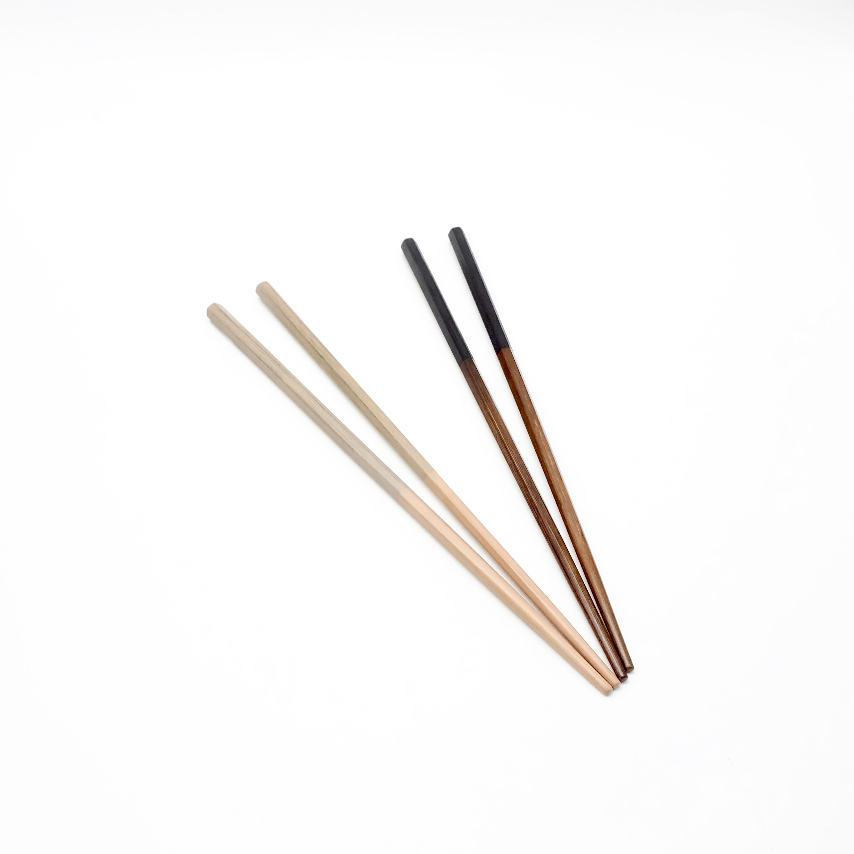 Lacquer-wood Hexagonal Chinese-style Chopsticks - White By LI Chuanyi