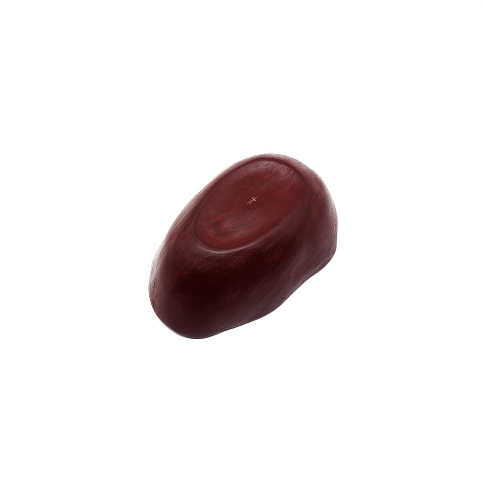 Thumbnail: Lacquer Bodiless Serving Bowl - Red By LI Chuanyi