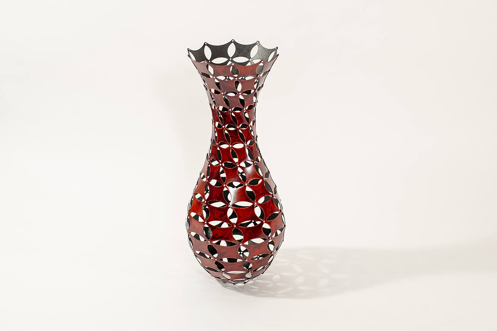 Shippomon Kanshitsu Vessel - Kohaku