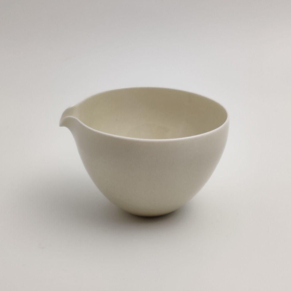 Thumbnail: Dehua Porcelain Ash-glazed Round-shaped Serving Pot
