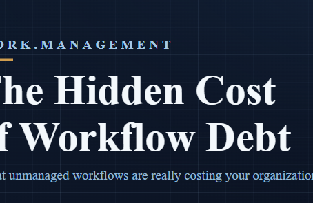The Hidden Cost of Workflow Debt