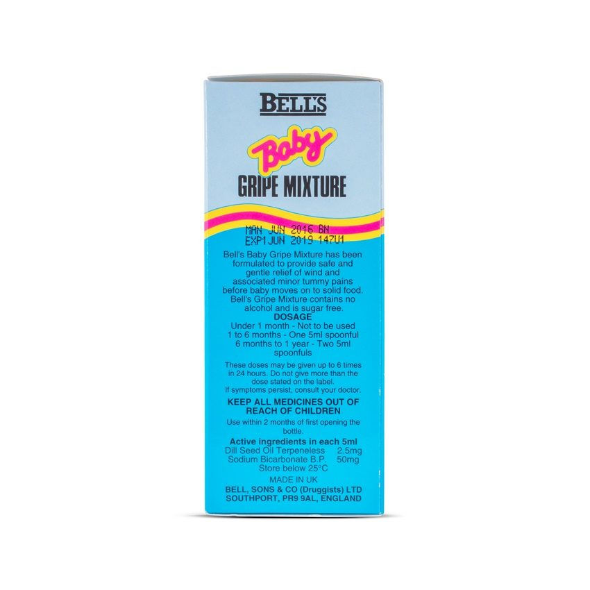الصورة المصغرة: BELLS GRIPE MIXTURE 100ML