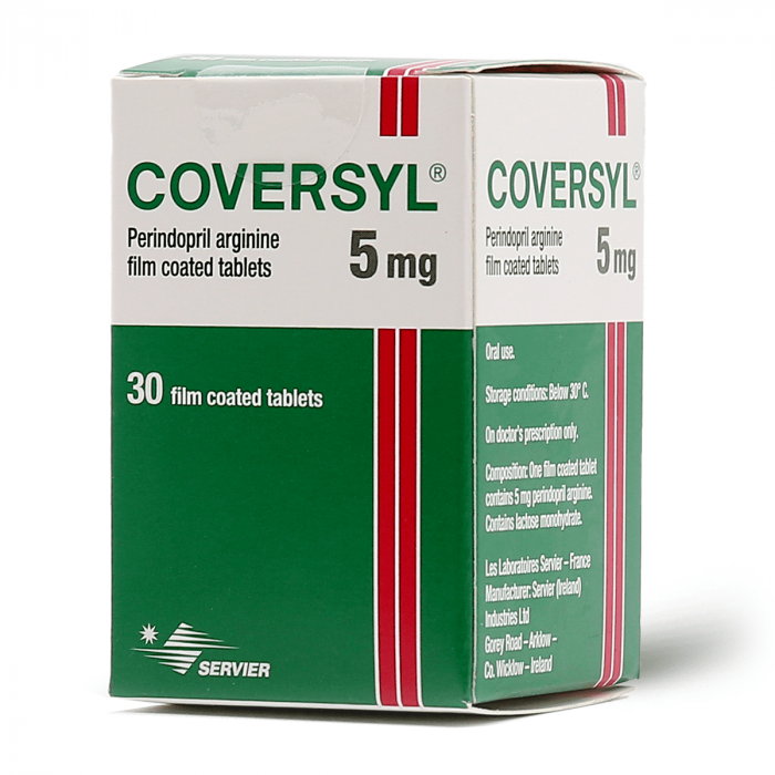 الصورة المصغرة: COVERSYL 5MG TAB 30 TABLETS