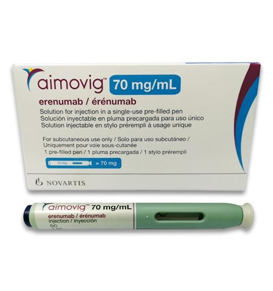 Thumbnail: AIMOVIG 70MG/ML INJECTION