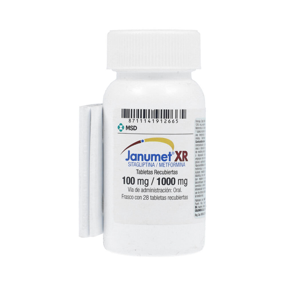 Janumet Xr 100 1000mg 28 Tablets Ibn Rushd Pharmacy