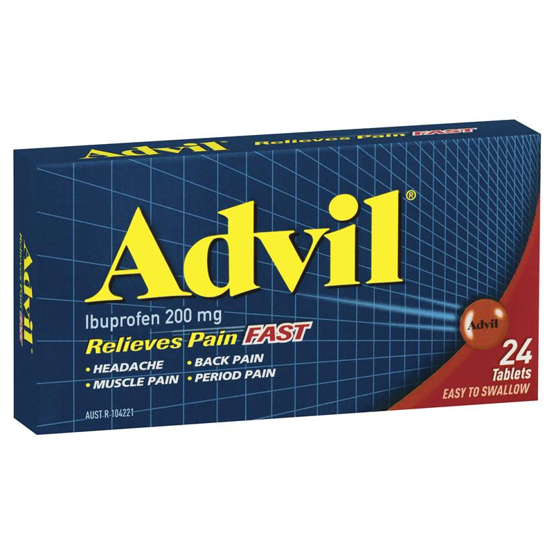 Thumbnail: ADVIL 200MG TAB 24'S