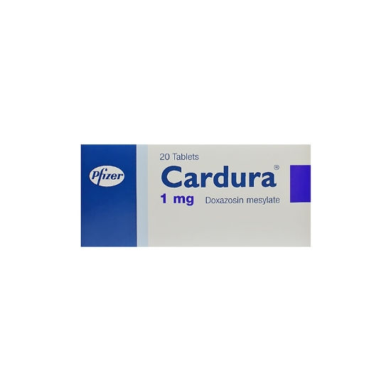 الصورة المصغرة: CARDURA 1MG TAB 20'S