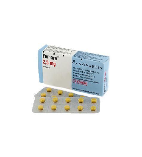 Thumbnail: FEMARA 2.5MG 30 TABLETS