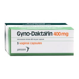 Thumbnail: GYNO DAKTARIN 400MG VAGINAL 3 CAPSULES