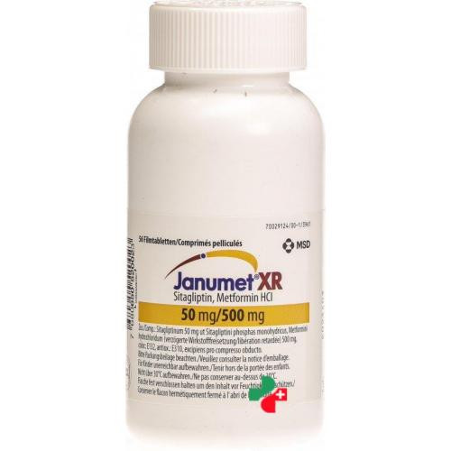 JANUMET XR 50/500MG 56 TABLETS | IBN RUSHD PHARMACY