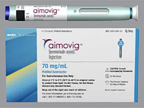 Thumbnail: AIMOVIG 70MG/ML INJECTION
