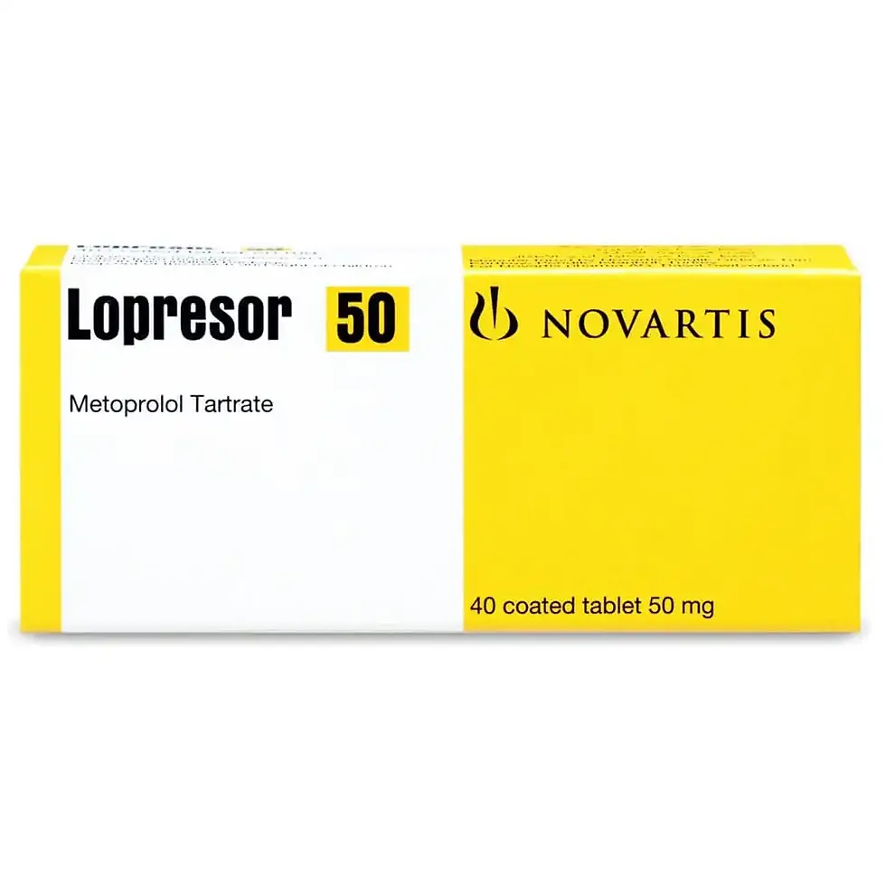 الصورة المصغرة: LOPRESOR 50MG 40 TABLETS