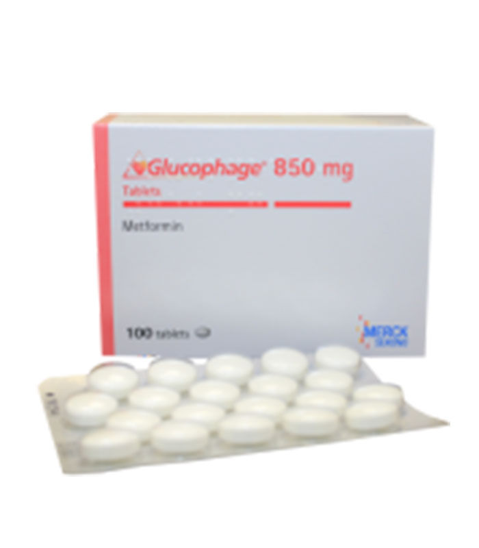 Thumbnail: GLUCOPHAGE 850MG 30 TABLETS