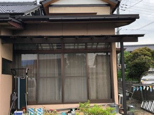 テラス 施工後 全景