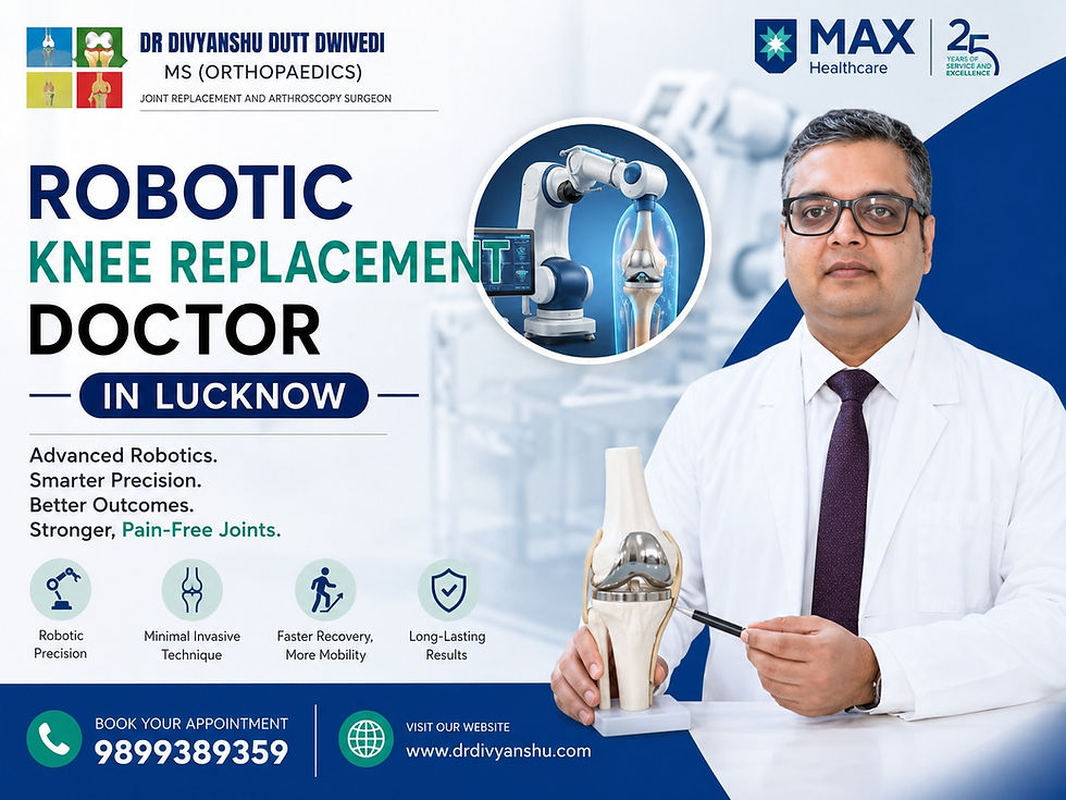 What Questions Should You Ask a Robotic Knee Replacement Doctor in Lucknow?