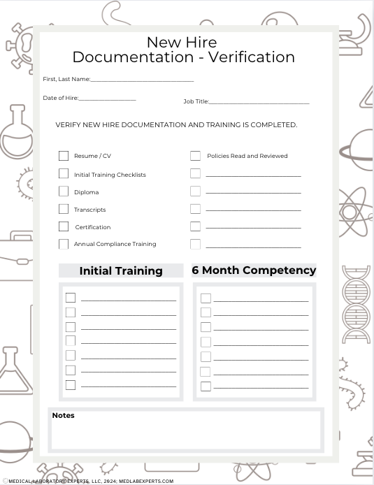 New Hire: Documentation Verification