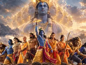 மகாவிஷ்ணுவின் தசாவதாரம் — மச்சம், கூர்மம், வராகம், நரசிம்மம், வாமனம், பரசுராமர், ராமர், கிருஷ்ணர், புத்தர் மற்றும் கல்கி ஆகிய பத்து அவதாரங்களின் தெய்வீகக் கதைகள், அவற்றின் குறியீட்டு அர்த்தங்கள், தர்மத்தைக் காத்தல், பிரபஞ்ச சமநிலையை மீட்டெடுத்தல் மற்றும் இந்து புராணங்களில் அவற்றின் ஆன்மிக முக்கியத்துவம் ஆகியவற்றை ஆராய்கிறது.