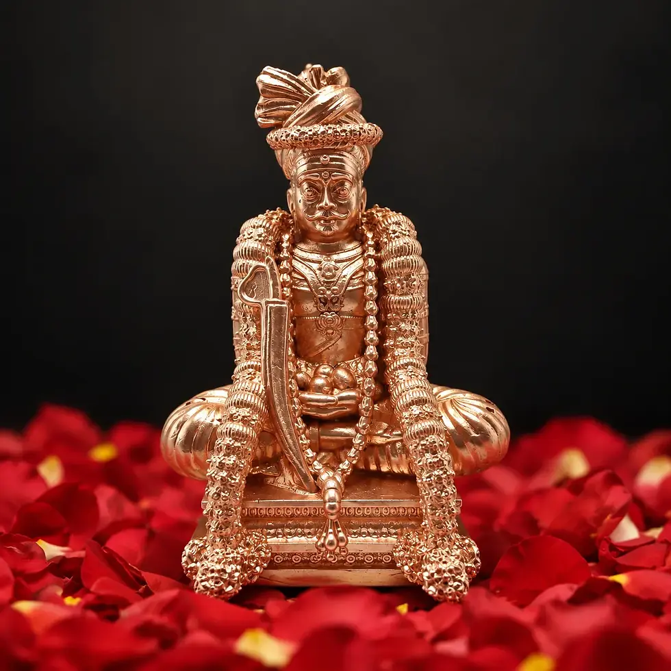Pandi Muneeswarar statue in traditional bronze Handcrafted bronze Pandi Muneeswarar idol