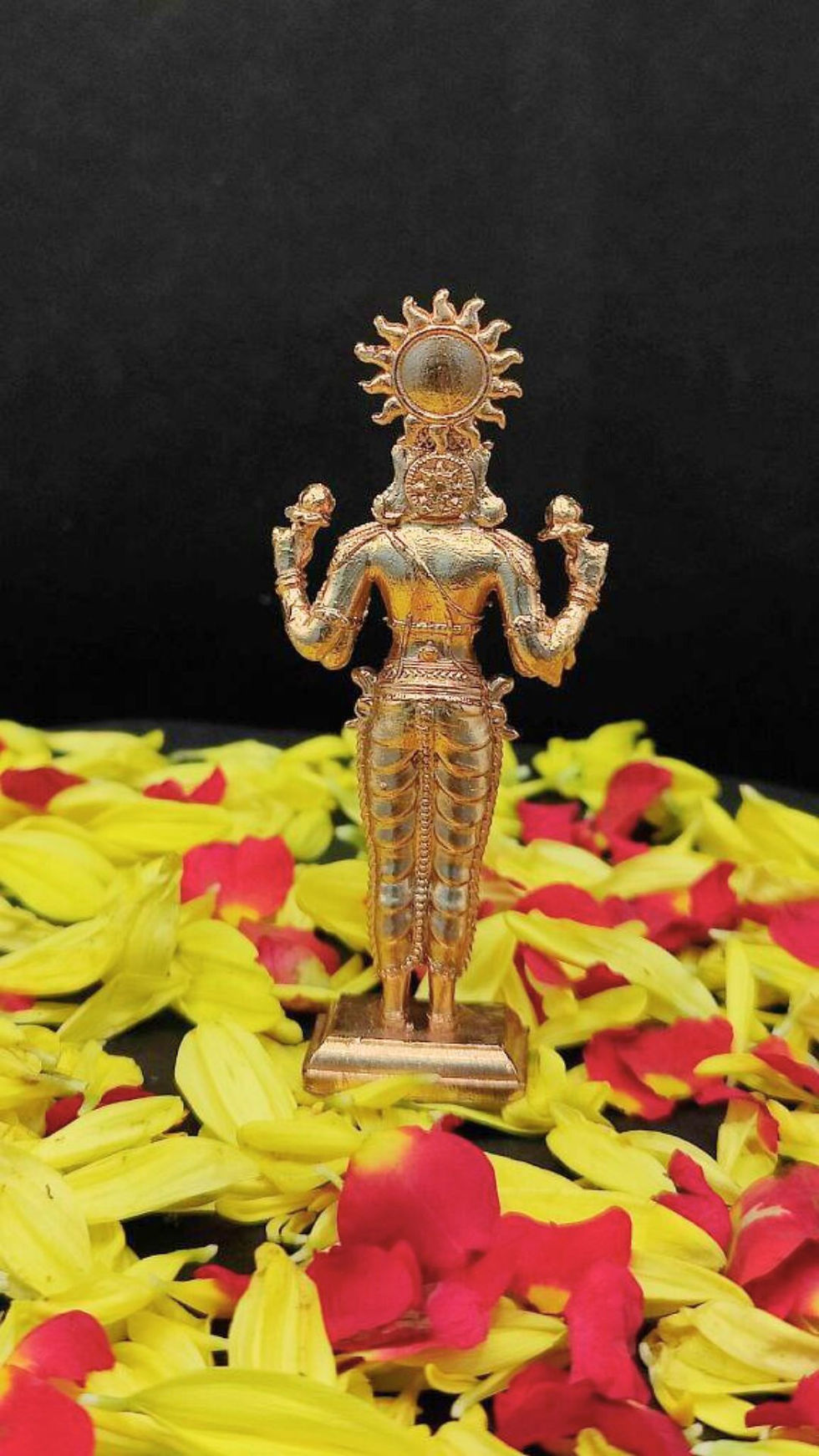 Thumbnail: Authentic Bronze Surya Bhagavan Idol – Lord Surya Statue with Chariot Symbol of Power