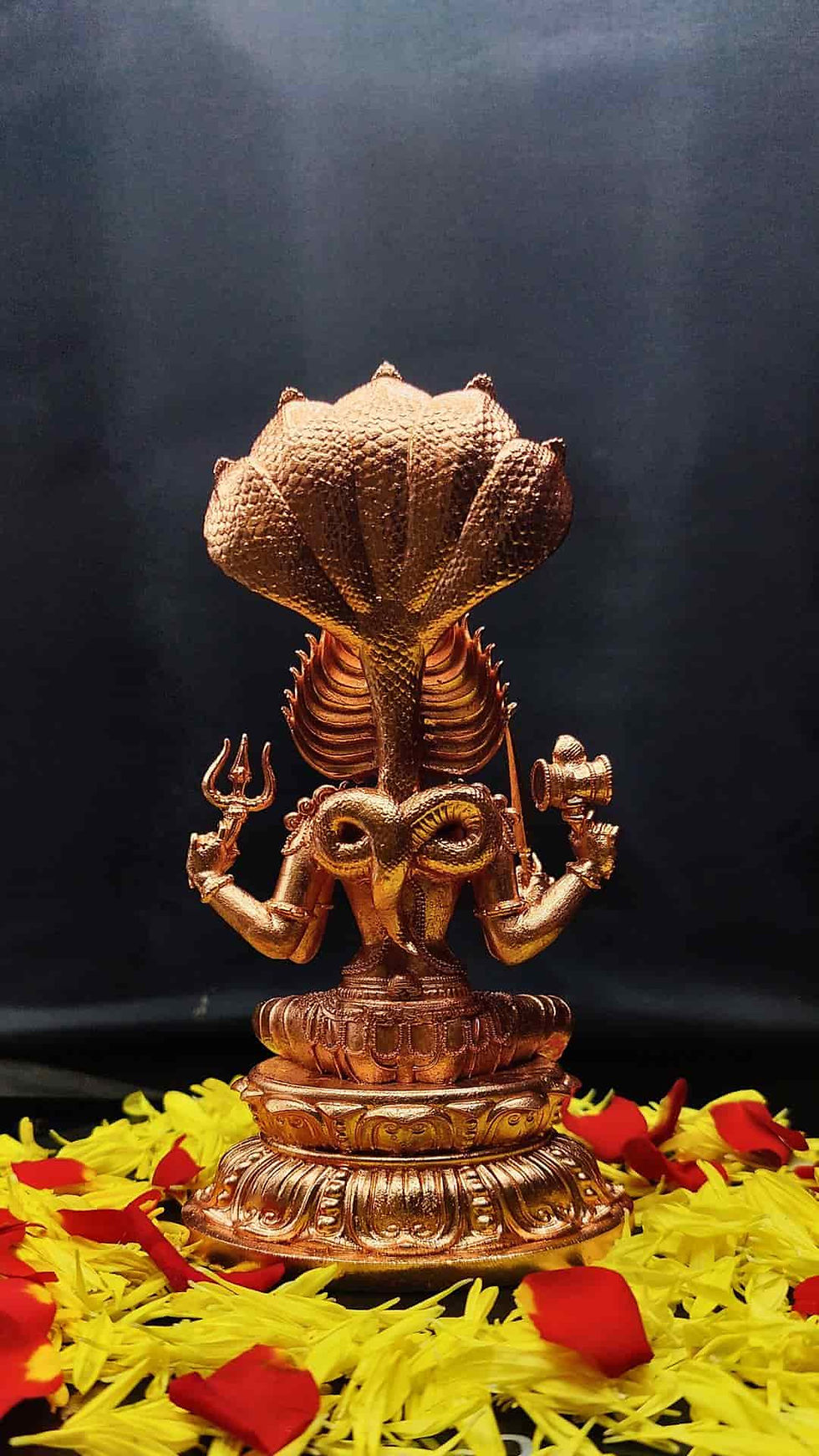 Thumbnail: south indian bronze karumariamman amman idol for devotion