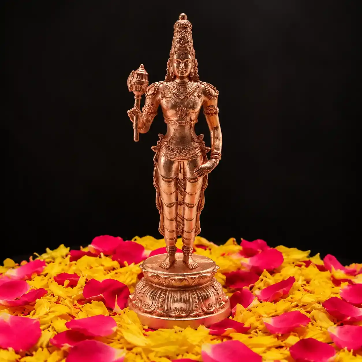 Parashurama Avatar bronze statue with traditional axe Lord Parashurama sixth avatar of Vishnu bronze idol