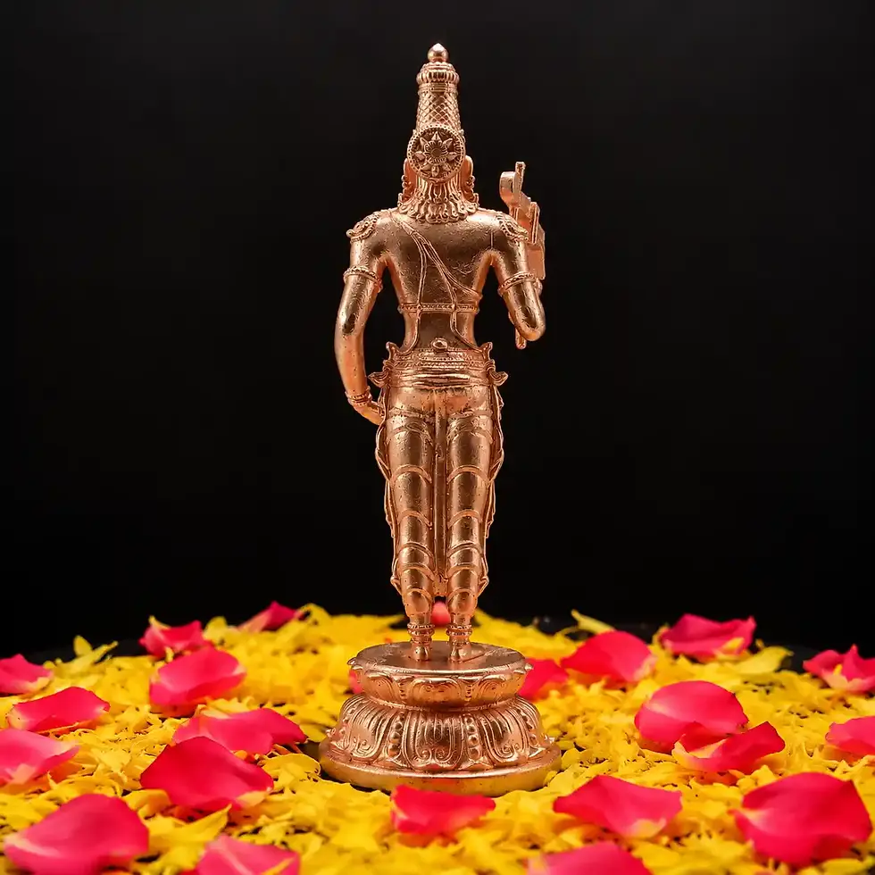 Thumbnail: Balabhadra bronze murti for Vaishnava devotional collection Balarama sculpture traditional Hindu deity artwork