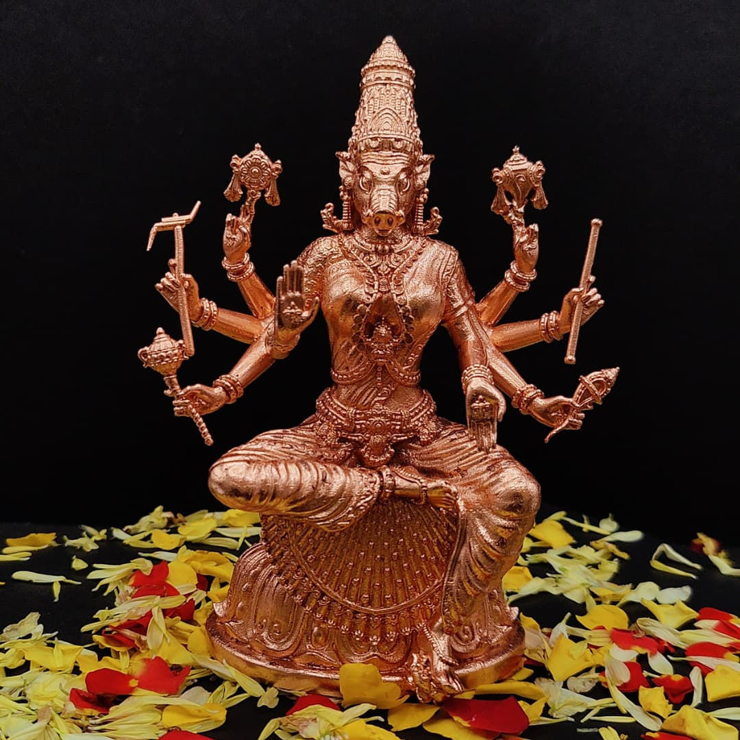 Divine Varahi Amman Idol – Goddess Varahi Statue for Protection, Power, and Prosperity