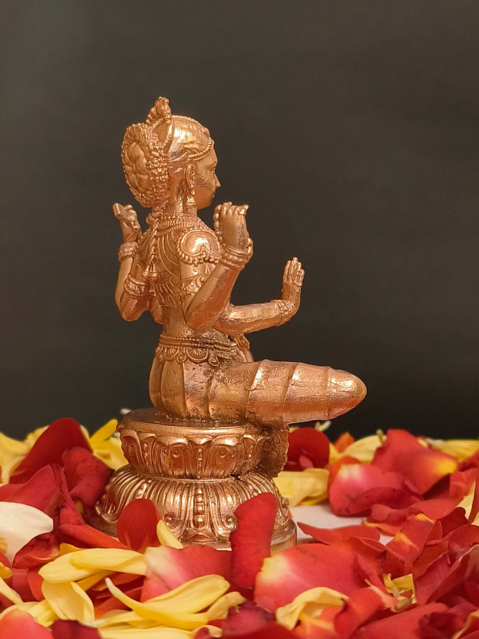 Thumbnail: Handcrafted Balambigai Brass Idol – Goddess Parvati Temple Statue