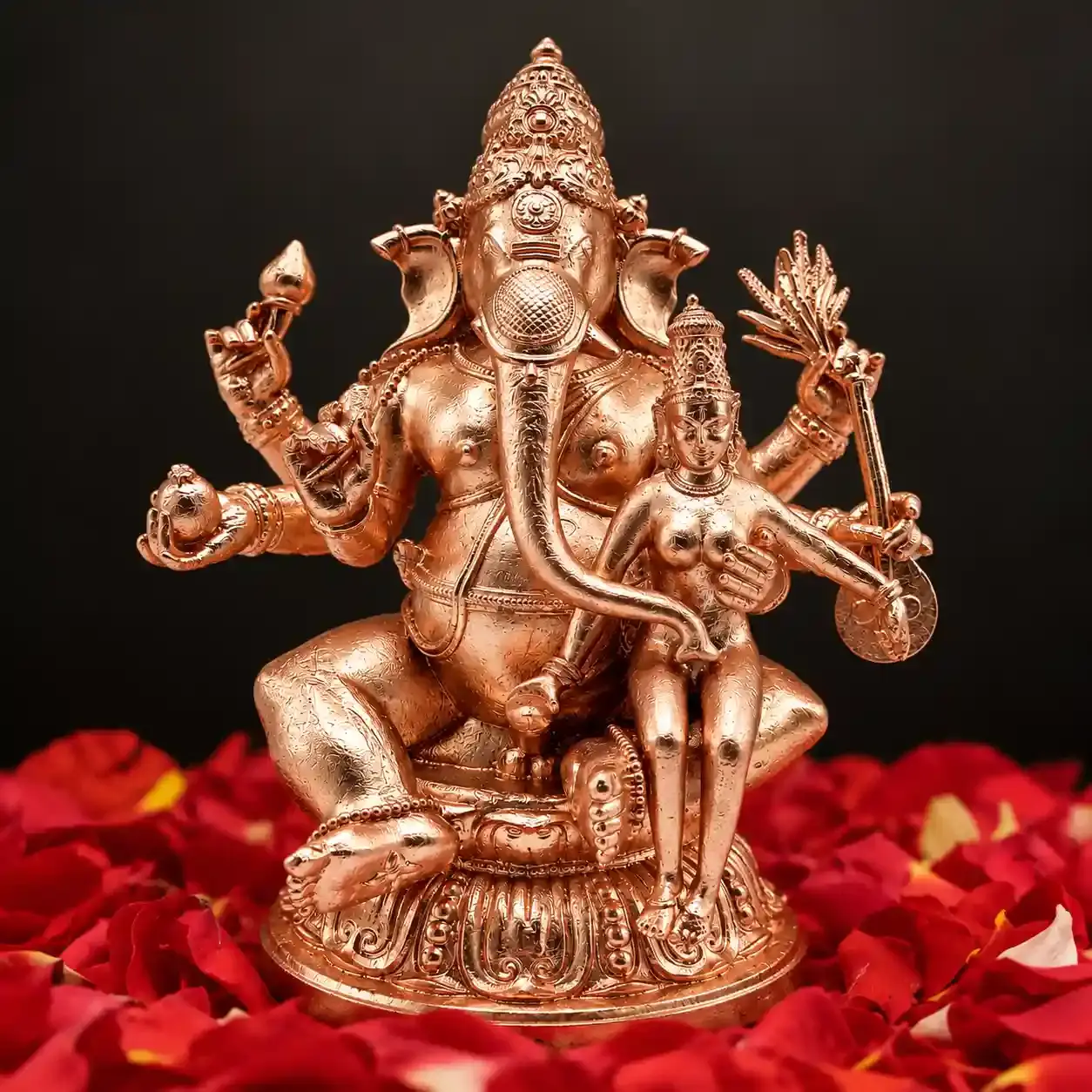 Ucchista Ganapati Idol 6" H