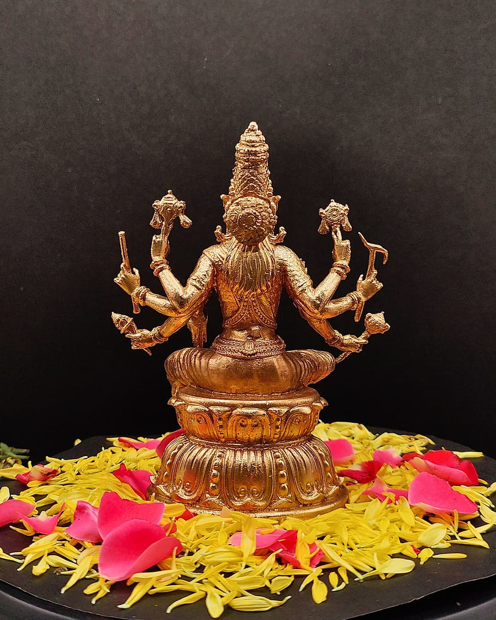Thumbnail: Authentic Bronze Varahi Devi Idol – Handmade Mahavidya Goddess Statue for Devotion