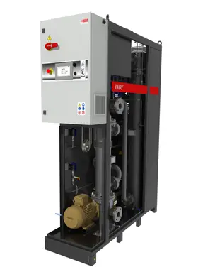 Riscaldatore d'acqua a sistema indiretto TWK Indy HT, pannelli aperti / TWK Indy HT indirect water heater, open panels
