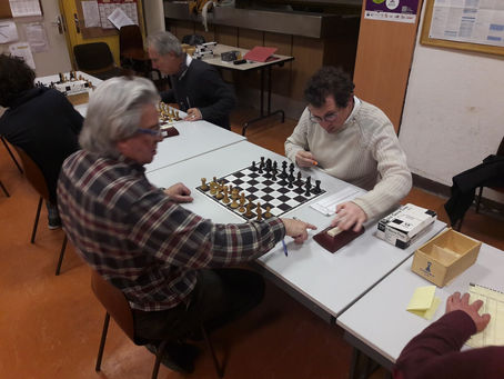 Tournoi Interne ERR : Laurent Brissonneau conserve la tête avant la dernière ronde