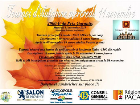 Rapide d'Automne - 11 novembre 2015 à Salon de Provence