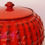 תמונה ממוזערת: Big Red Vessel with lid by Jacaranda Kori