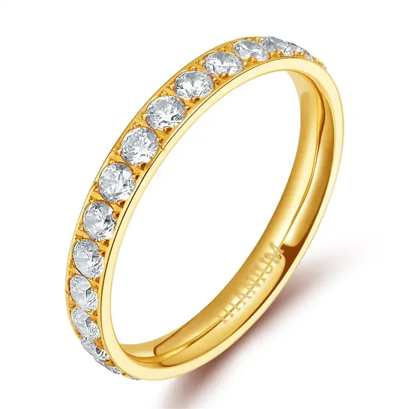 Thumbnail: Titanium Zirconia Wedding Band - 3mm