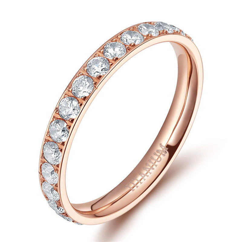 Thumbnail: Titanium Zirconia Wedding Band - 3mm