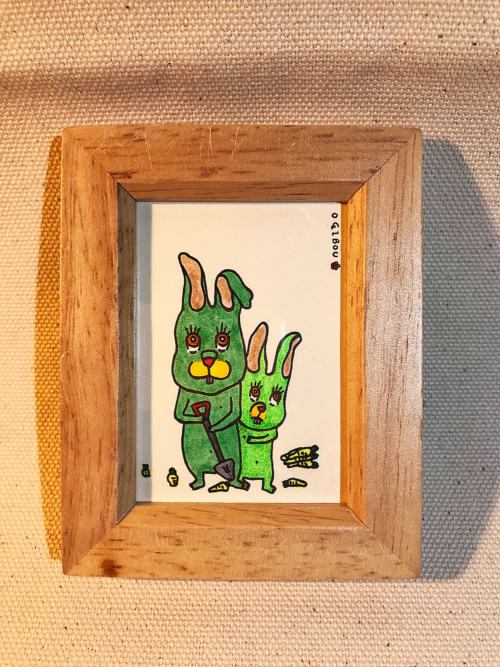 黄色い人参の絵