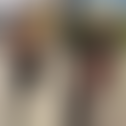 Two side-by-side gym selfies showing a person's fitness journey. Left: black outfit, blank face. Right: black top, maroon pants, confident.