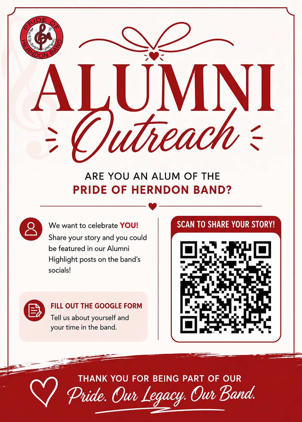 Copy of Pride of Herndon Alumni share your story. 