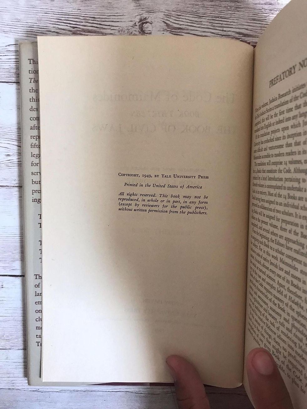 Thumbnail: The Code of Maimonides: The Book of Civil Laws