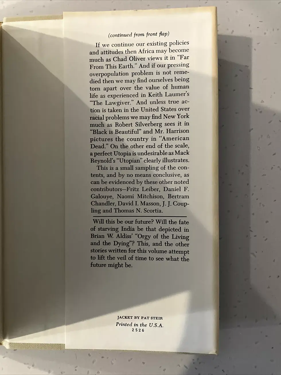 Thumbnail: The Year 2000: New Stories - An Anthology