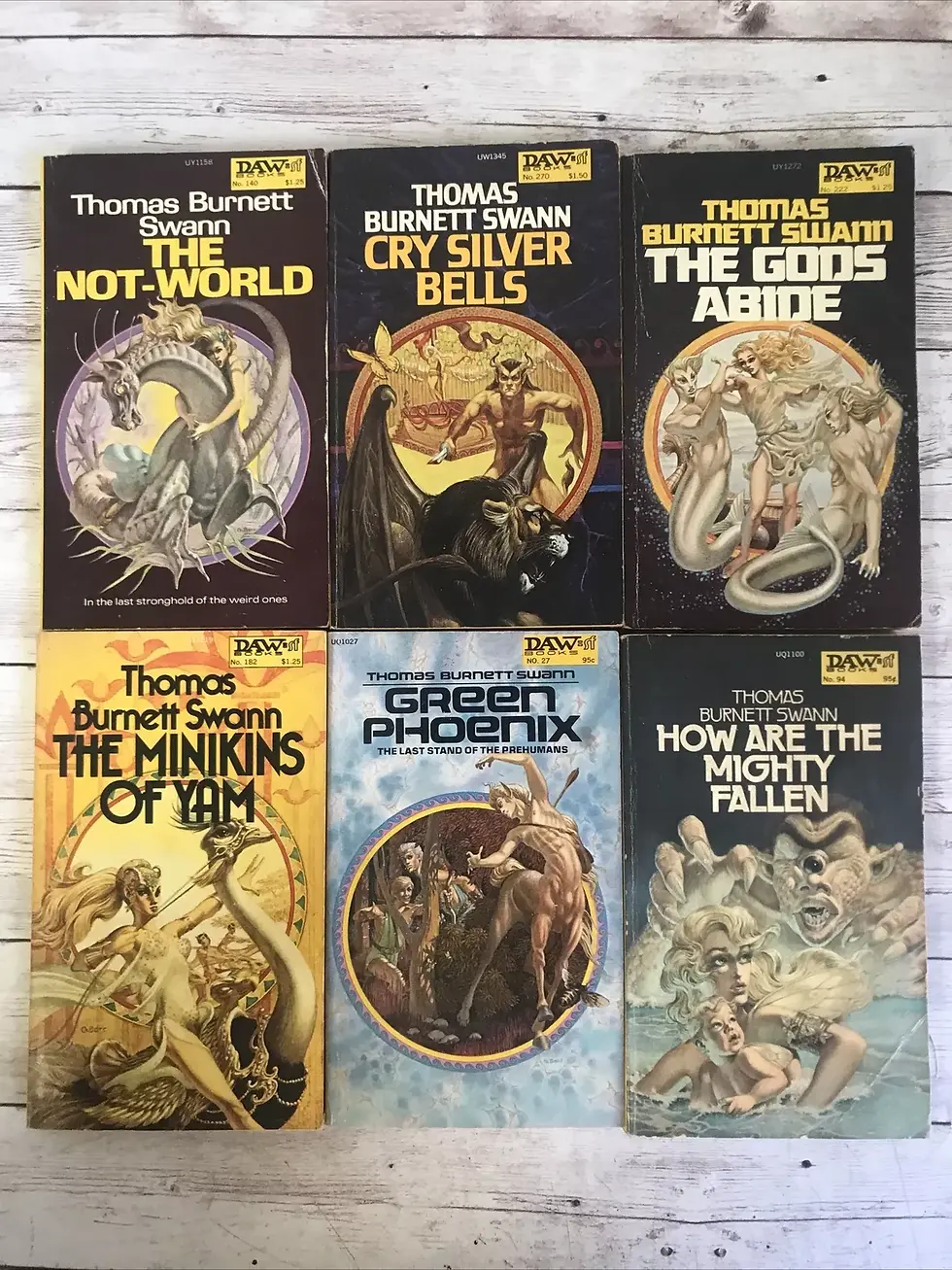 Lot Of 6 Thomas Burnett Swann Novels