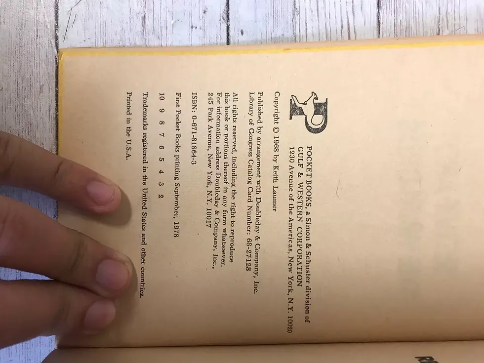 Thumbnail: Lot of 4 Keith Laumer Novels