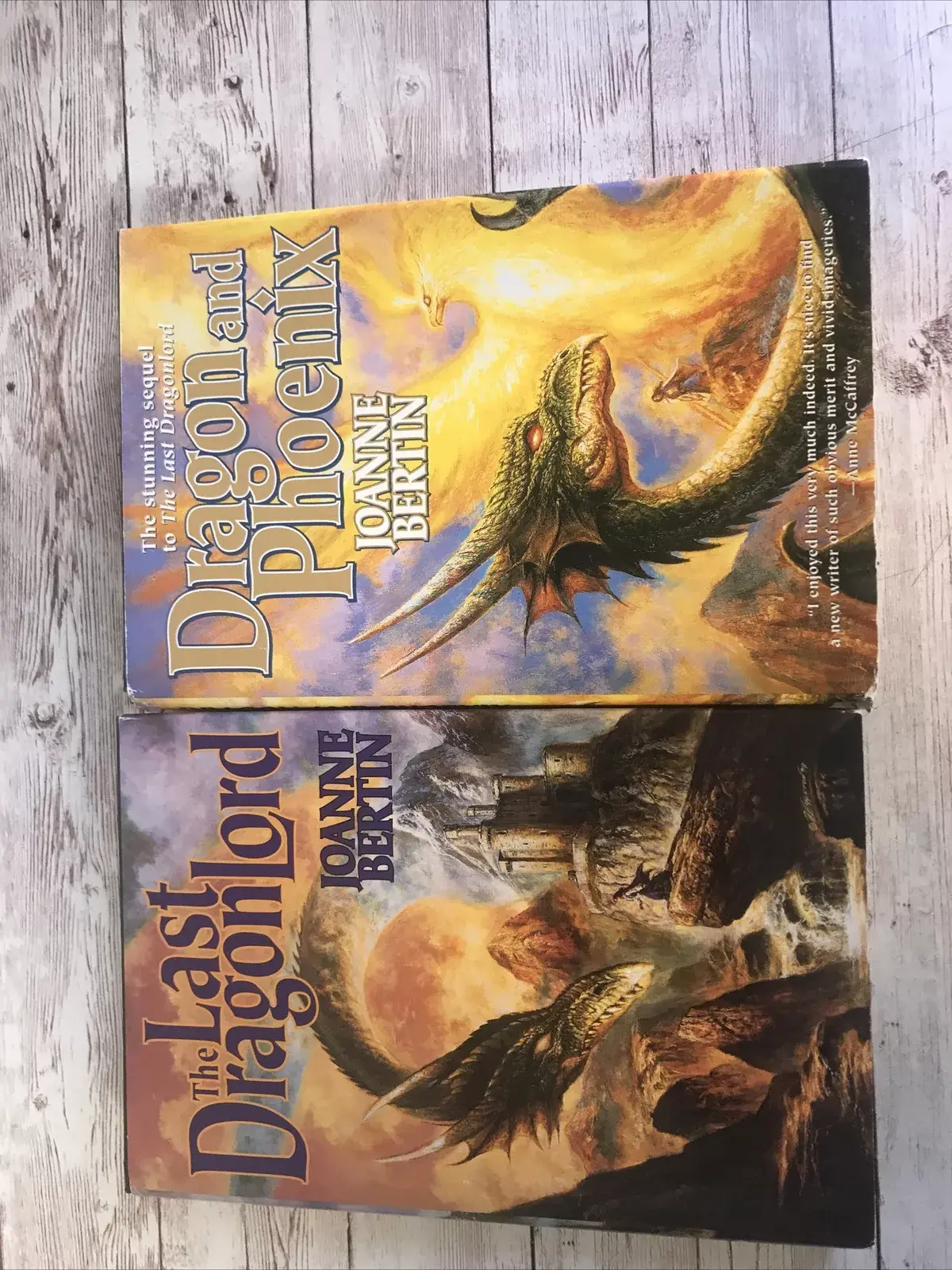 Lot Of 2 Joanne Bertin Novels, Fantasy Adventure HC