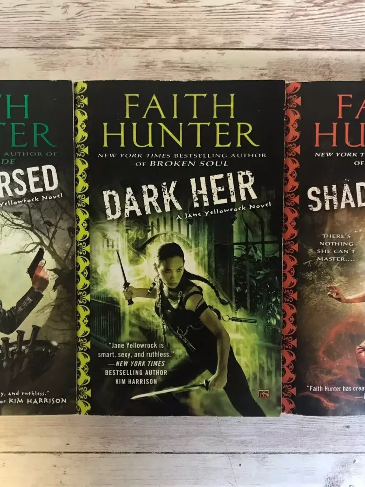 Lot Of 3 Novels by Faith Hunter, Roc Fantasy (Mass Media Paperbacks)