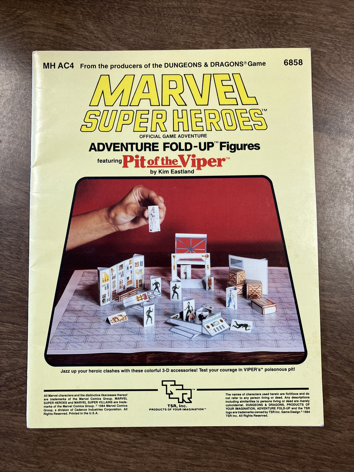 Marvel Super Heroes RPG Adventure Fold-Up Pit of the Viper