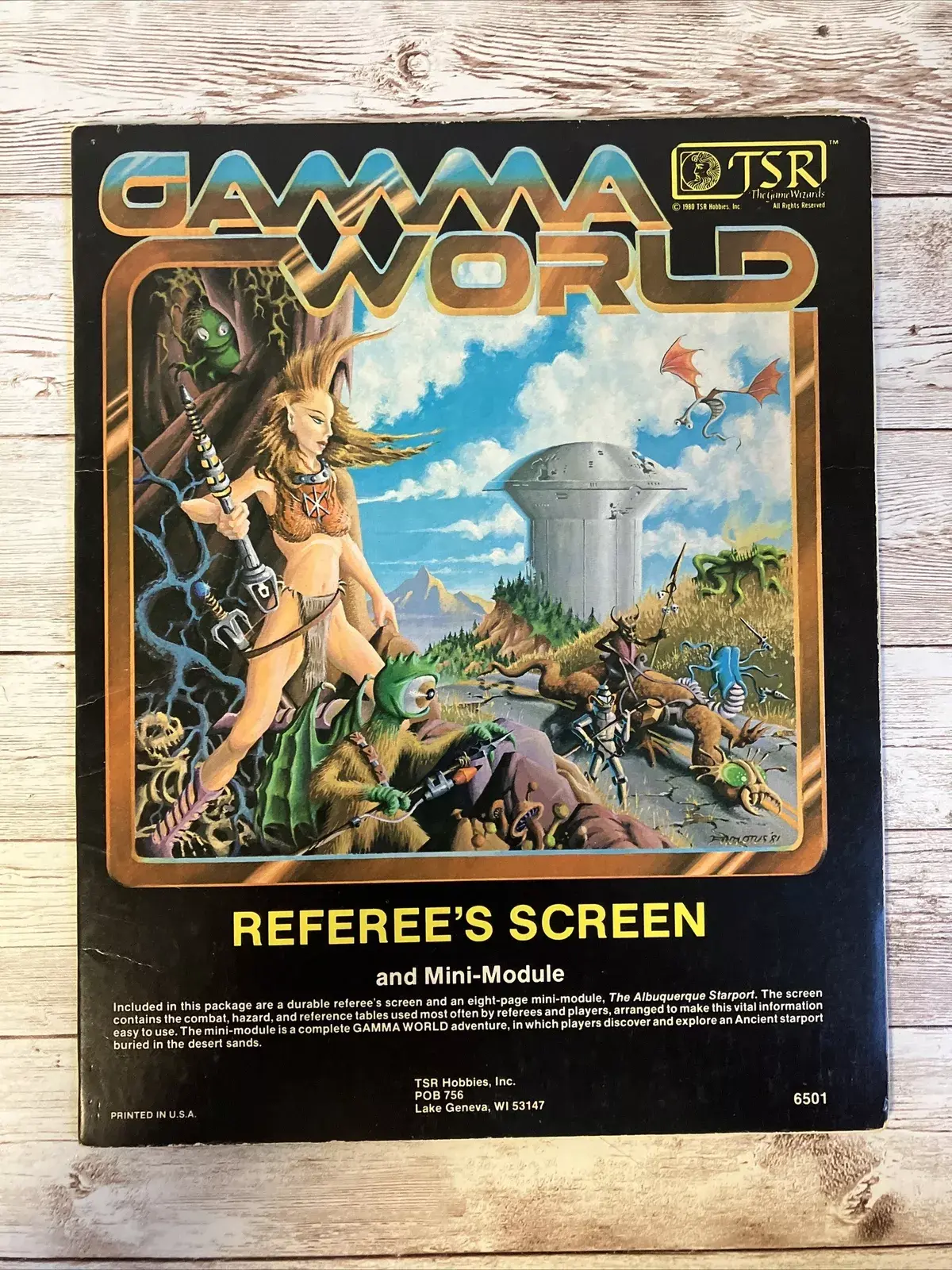 Referee's Screen and Mini-Module (Gamma World RPG 1st edition)