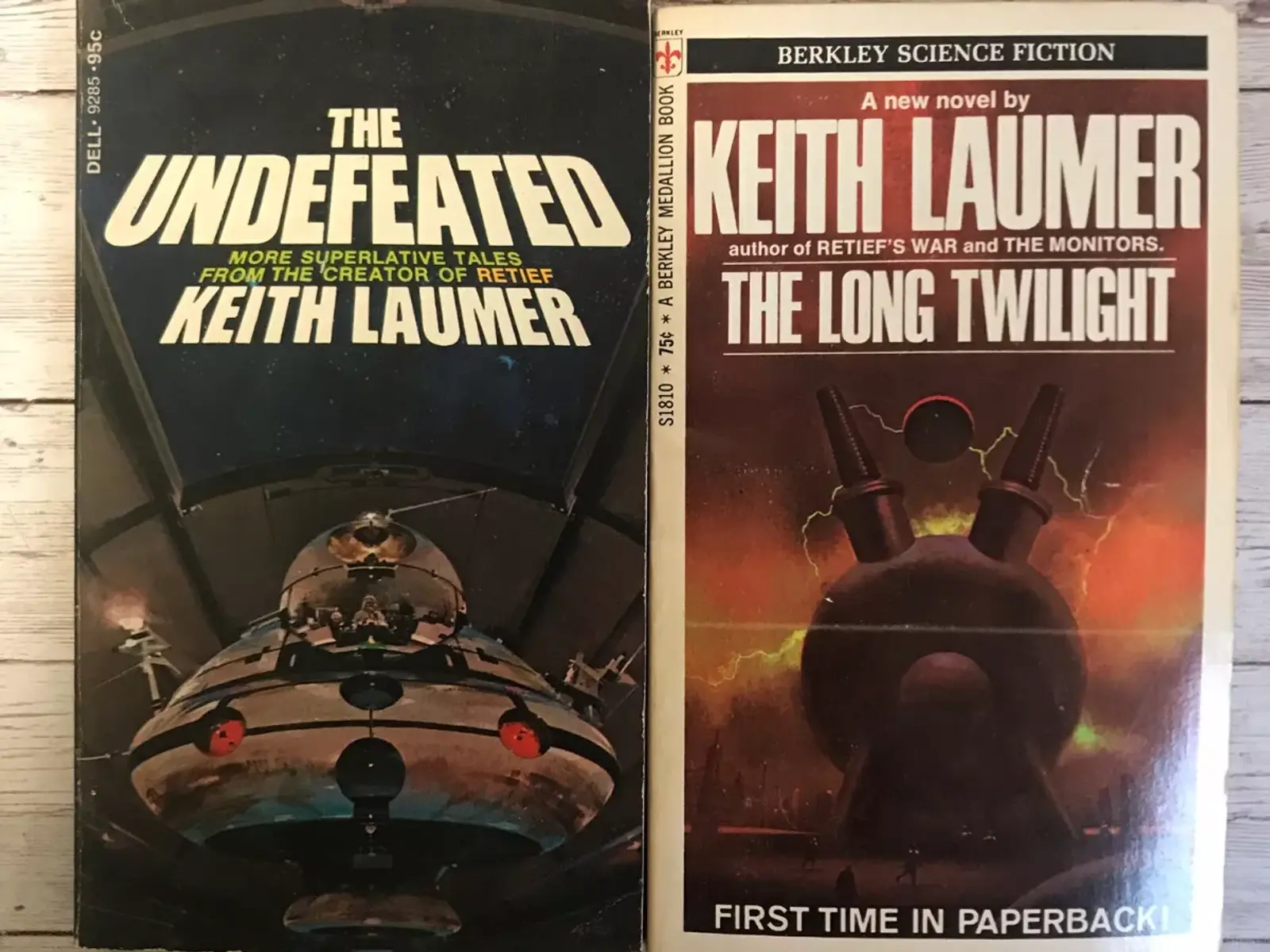 Lot of 2 Keith Laumer, 70s Vintage Scifi TPB